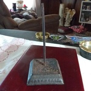 VINTAGE METAL RECEIPT HOLDER